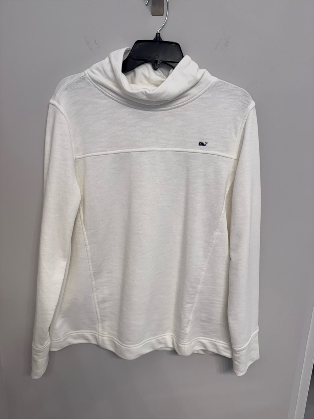 NWOT Vineyard Vines White Funnel Neck Pullover
